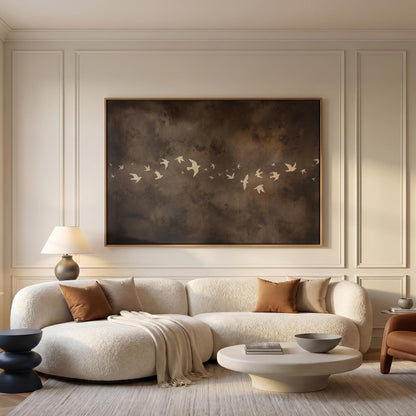 Flying Birds Canvas Wall Art