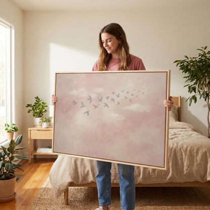 Flying Birds Canvas Wall Art