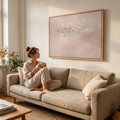 Flying Birds Canvas Wall Art