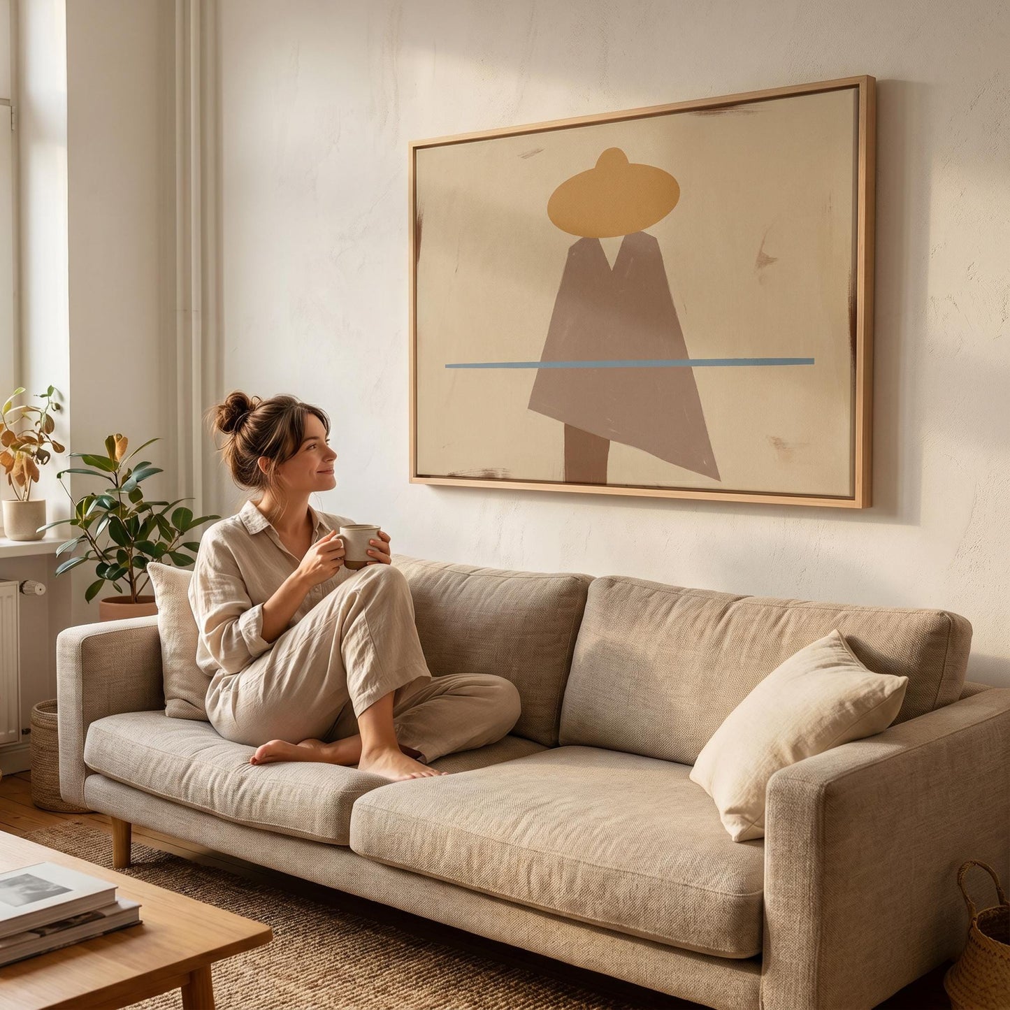Abstract Figure Canvas Wall Art
