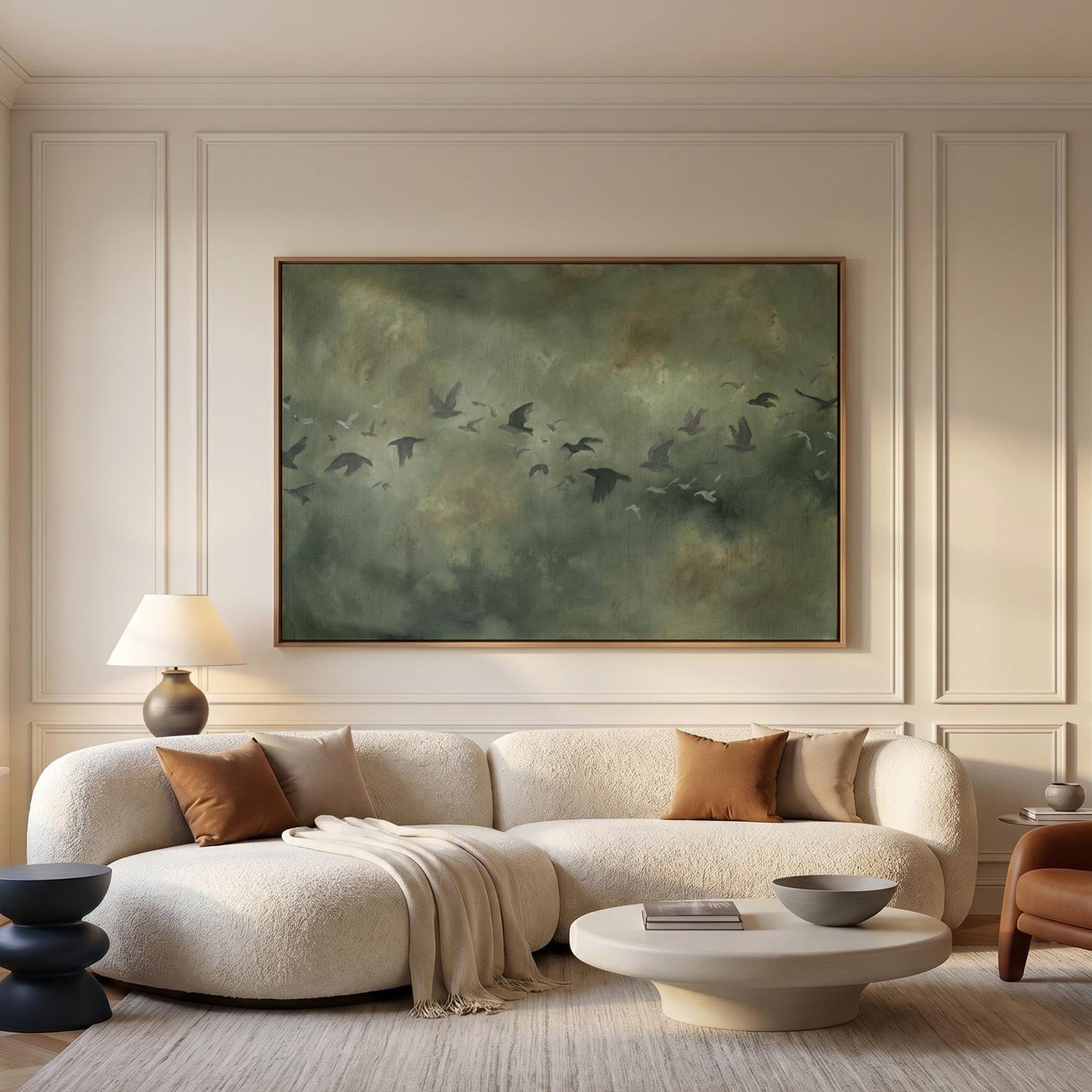Birds in Flight Canvas Wall Art