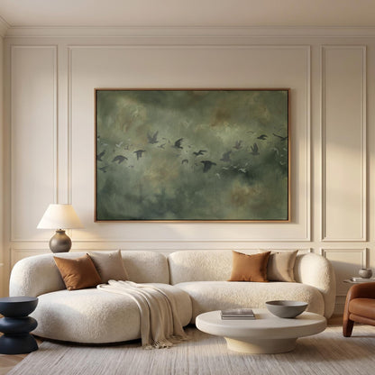 Birds in Flight Canvas Wall Art