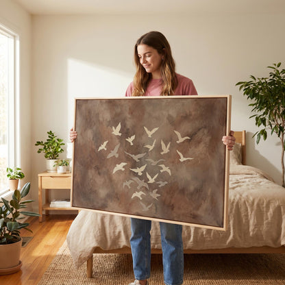 Flying Birds Canvas Wall Art