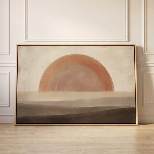 Abstract Sunset Canvas Wall Art