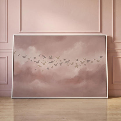 Birds in Flight Canvas Wall Art