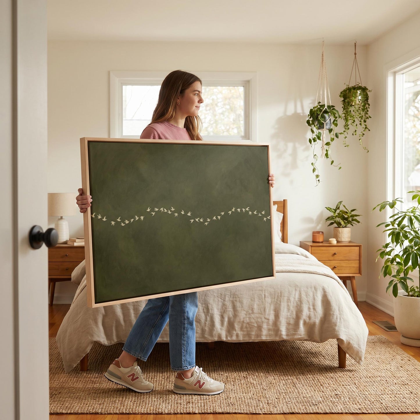 Flying Birds Canvas Wall Art
