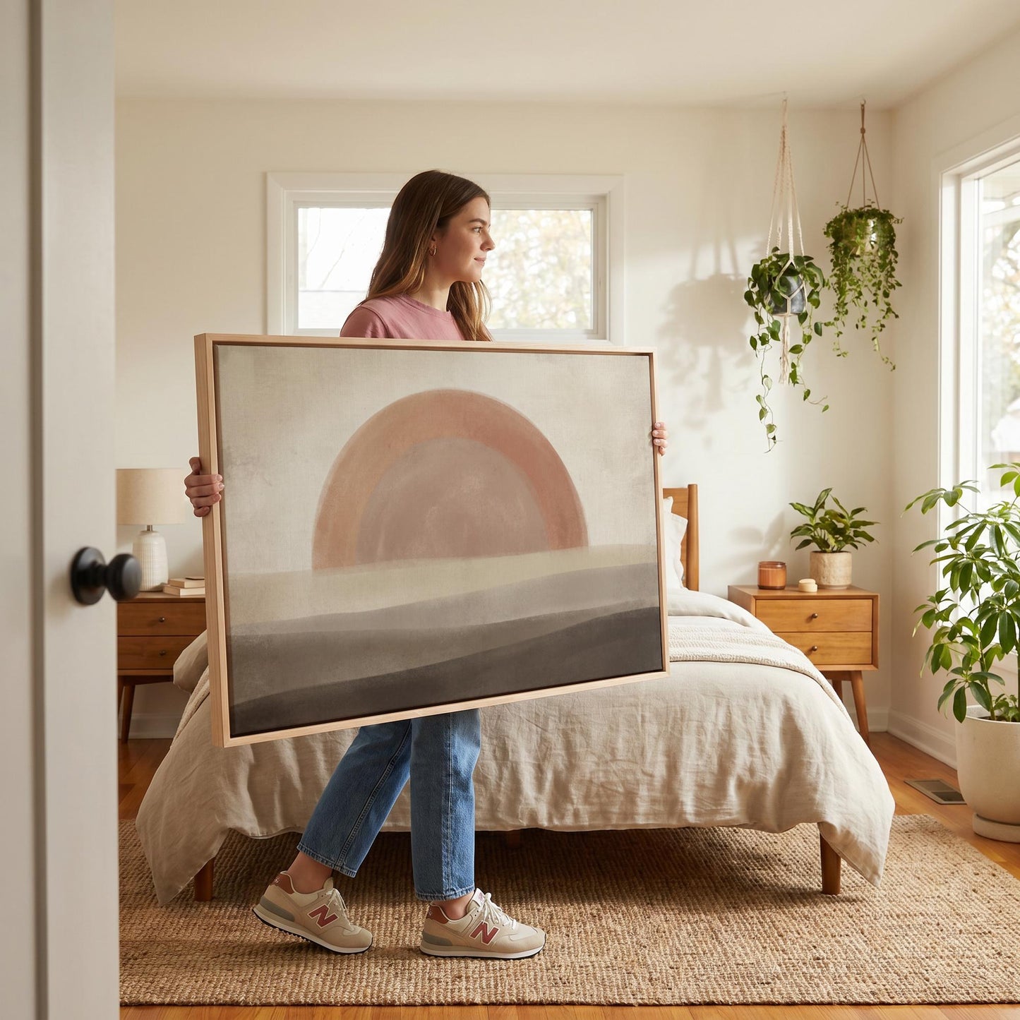Abstract Sunset Canvas Wall Art