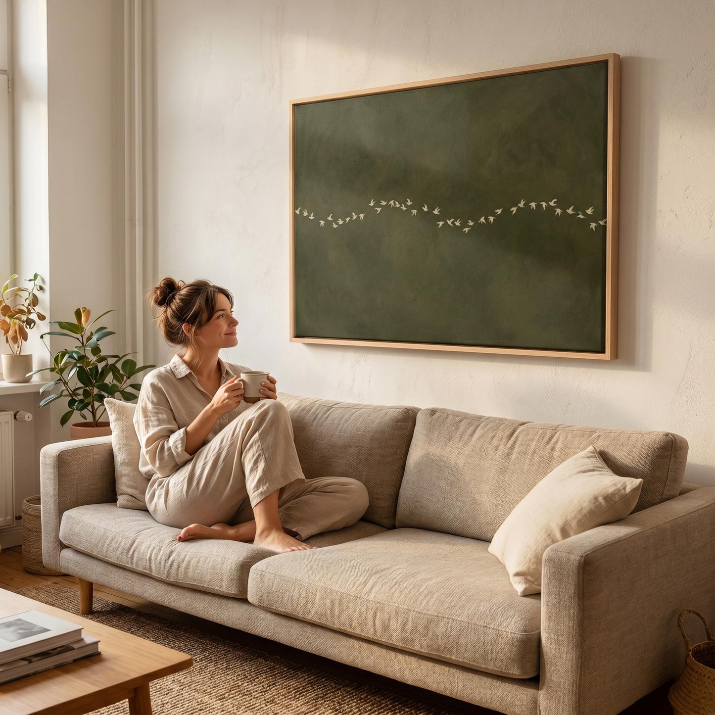 Flying Birds Canvas Wall Art