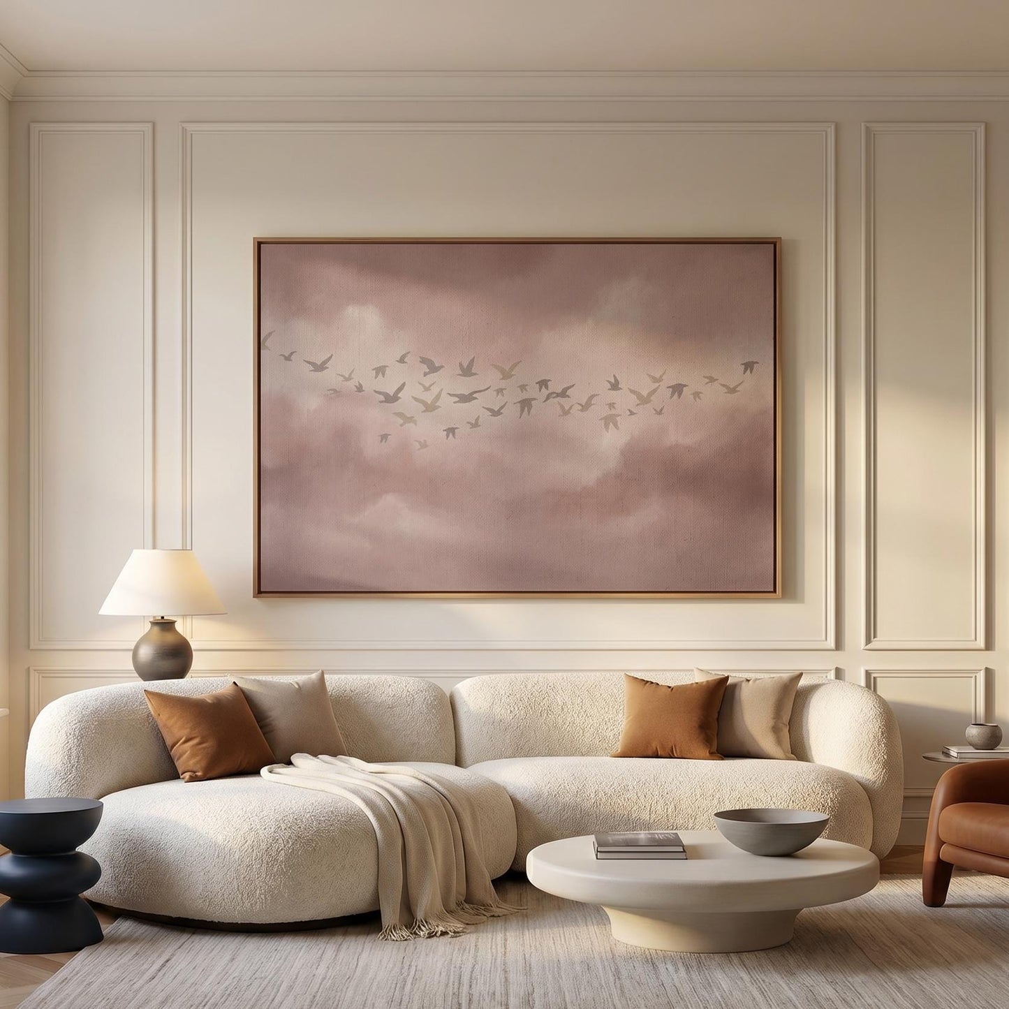 Birds in Flight Canvas Wall Art