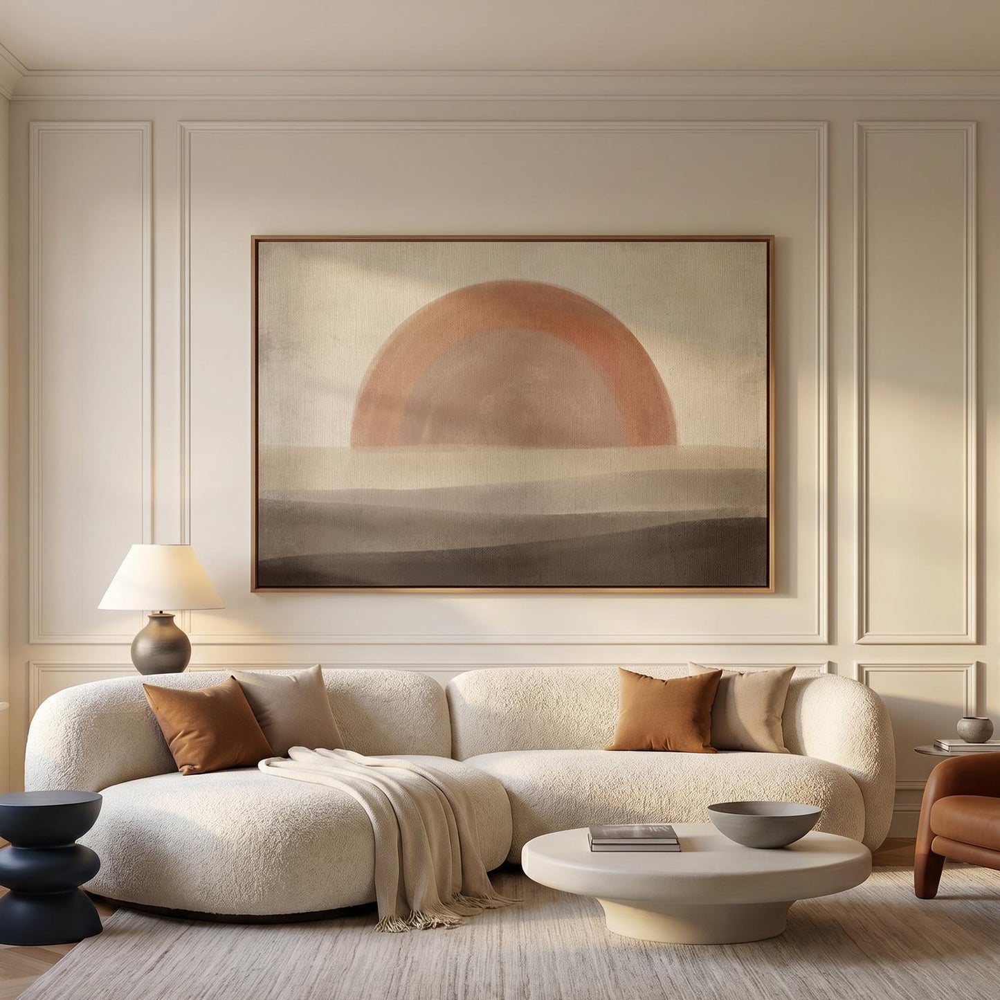 Abstract Sunset Canvas Wall Art