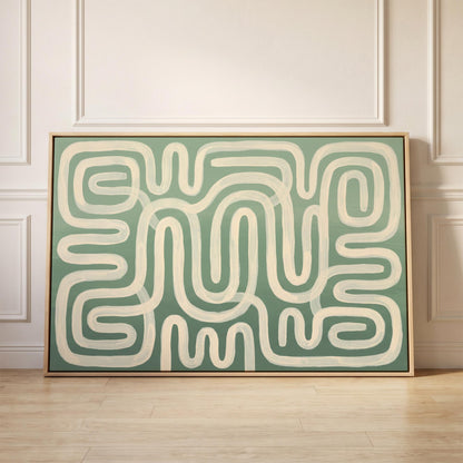 Abstract Line Canvas Wall Art
