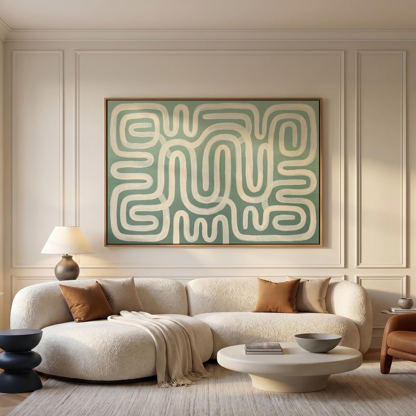 Abstract Line Canvas Wall Art