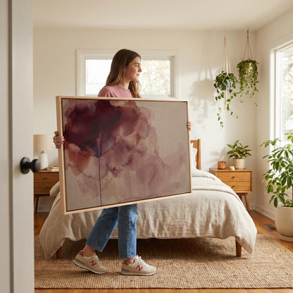 Abstract Flower Canvas Wall Art