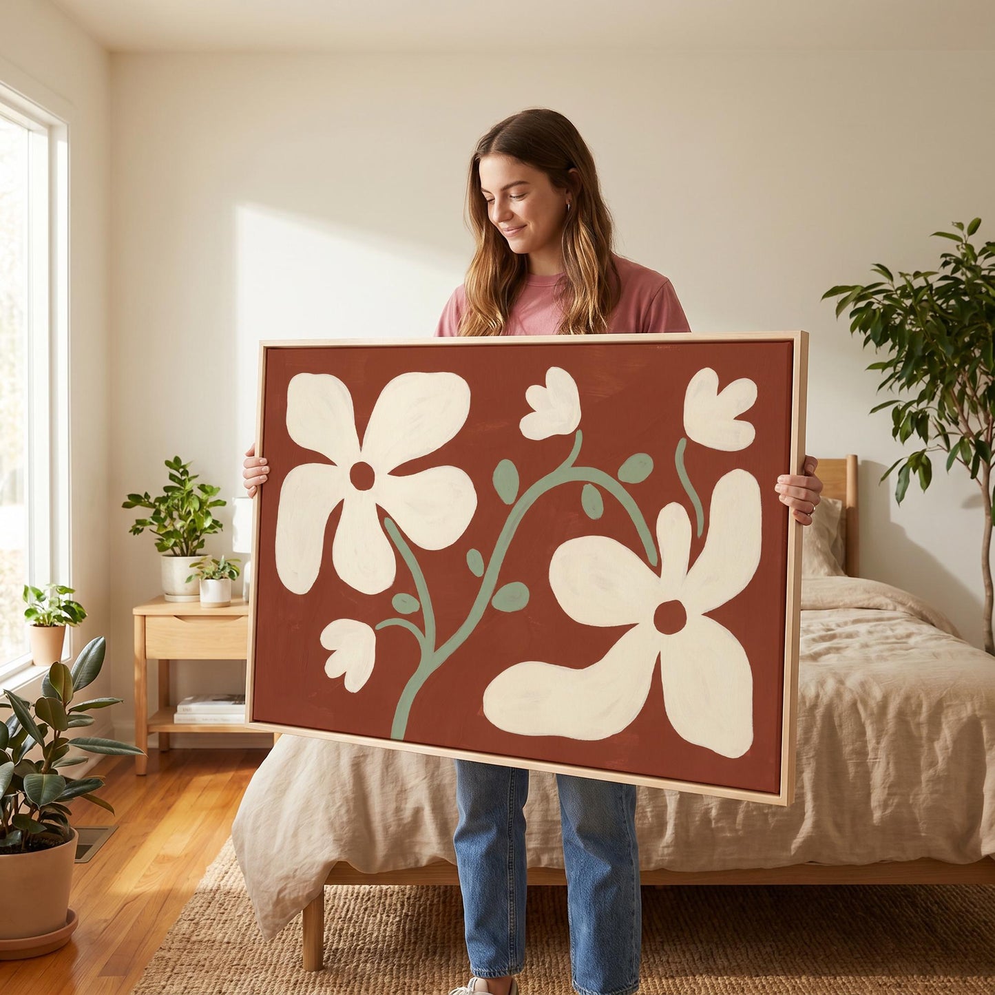 Floral Canvas Wall Art
