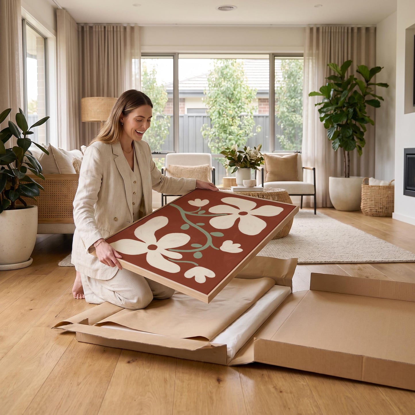 Floral Canvas Wall Art