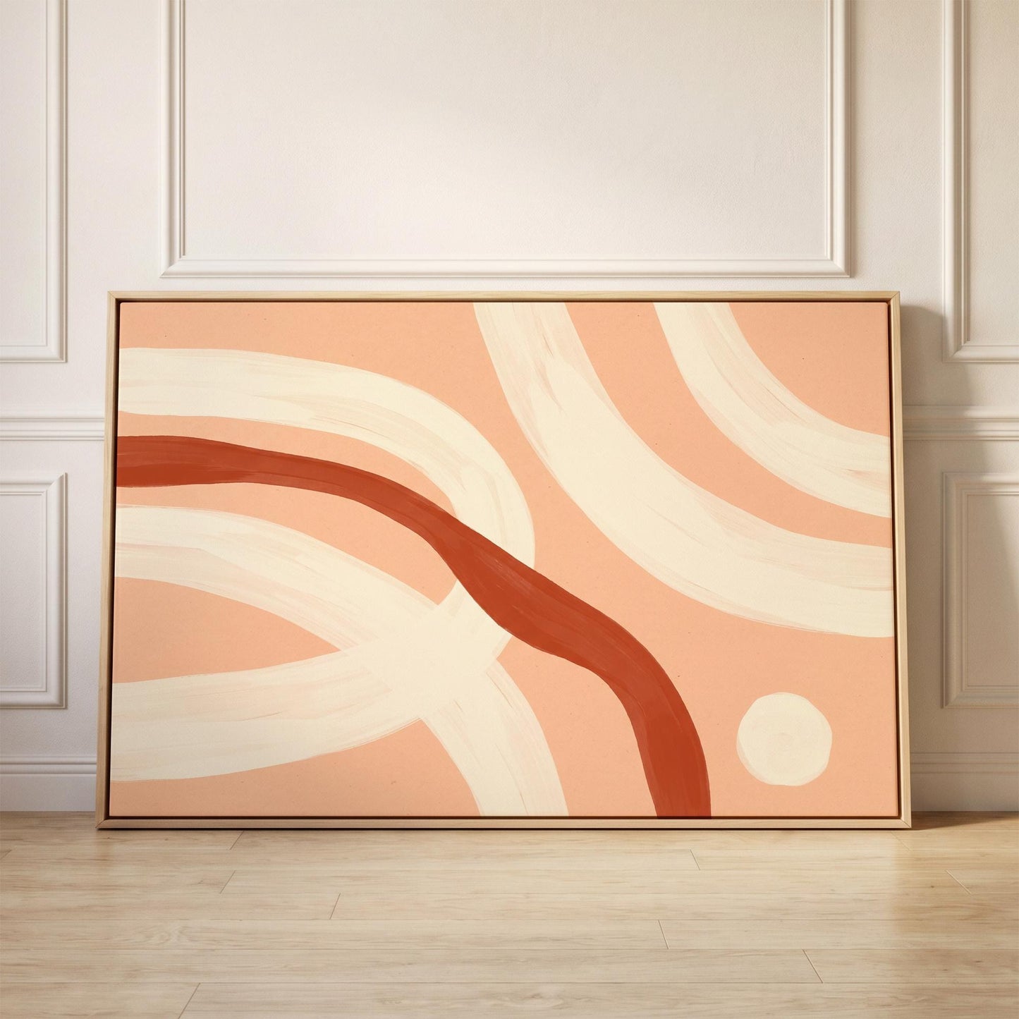 Abstract Curves Canvas Wall Art