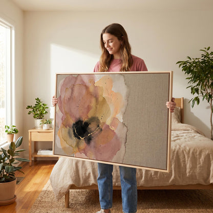 Abstract Floral Canvas Wall Art