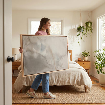 Abstract Watercolor Canvas Wall Art