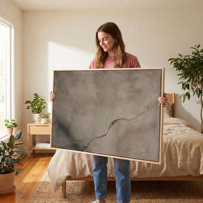 Kintsugi Abstract Canvas Wall Art