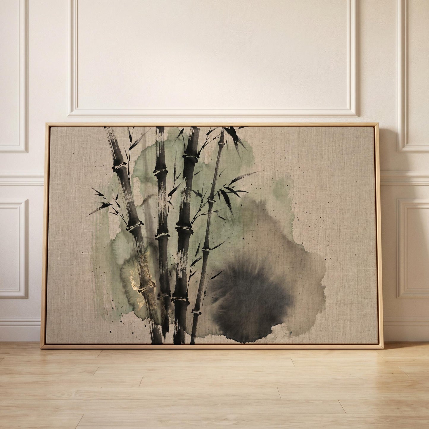 Bamboo Canvas Wall Art