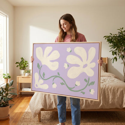 Floral Canvas Wall Art
