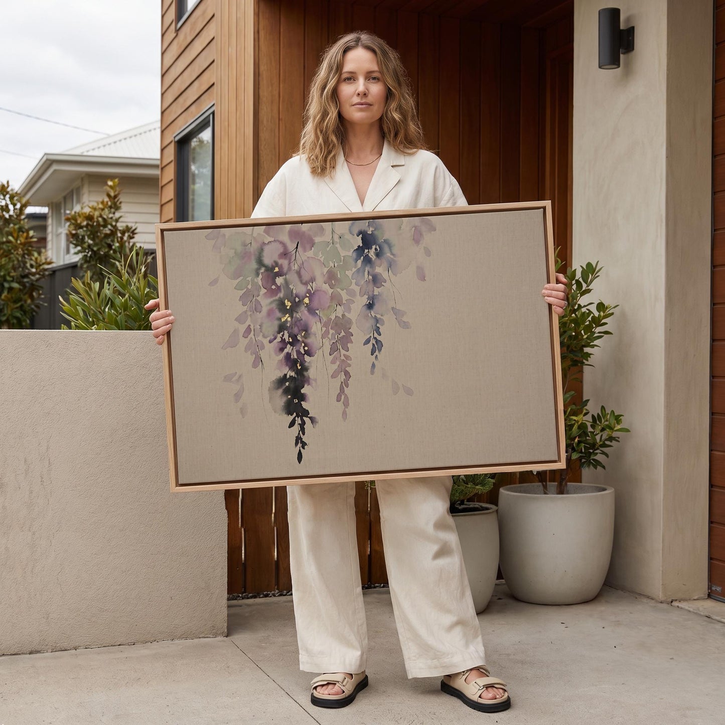 Wisteria Canvas Wall Art