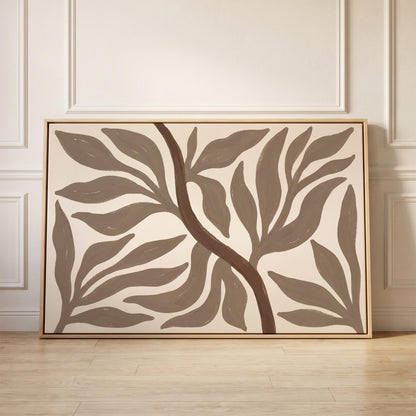 Abstract Botanical Tree Canvas Wall Art