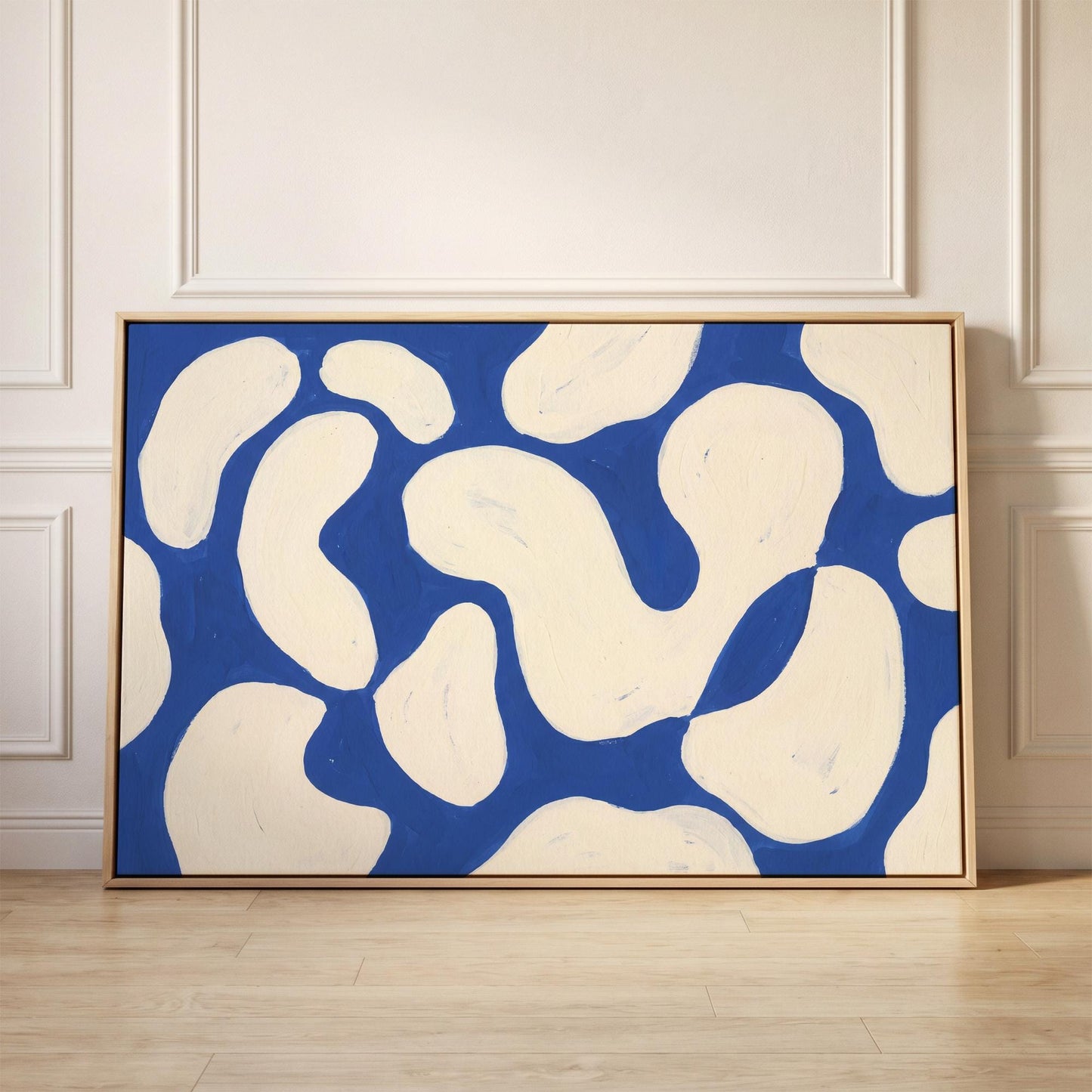 Abstract Organic Shapes Canvas Wall Art