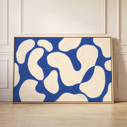 Abstract Organic Shapes Canvas Wall Art