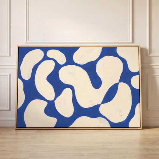 Abstract Organic Shapes Canvas Wall Art