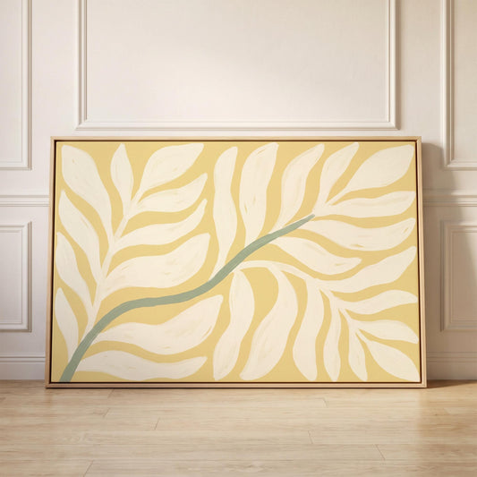 Botanical Leaf Canvas Wall Art