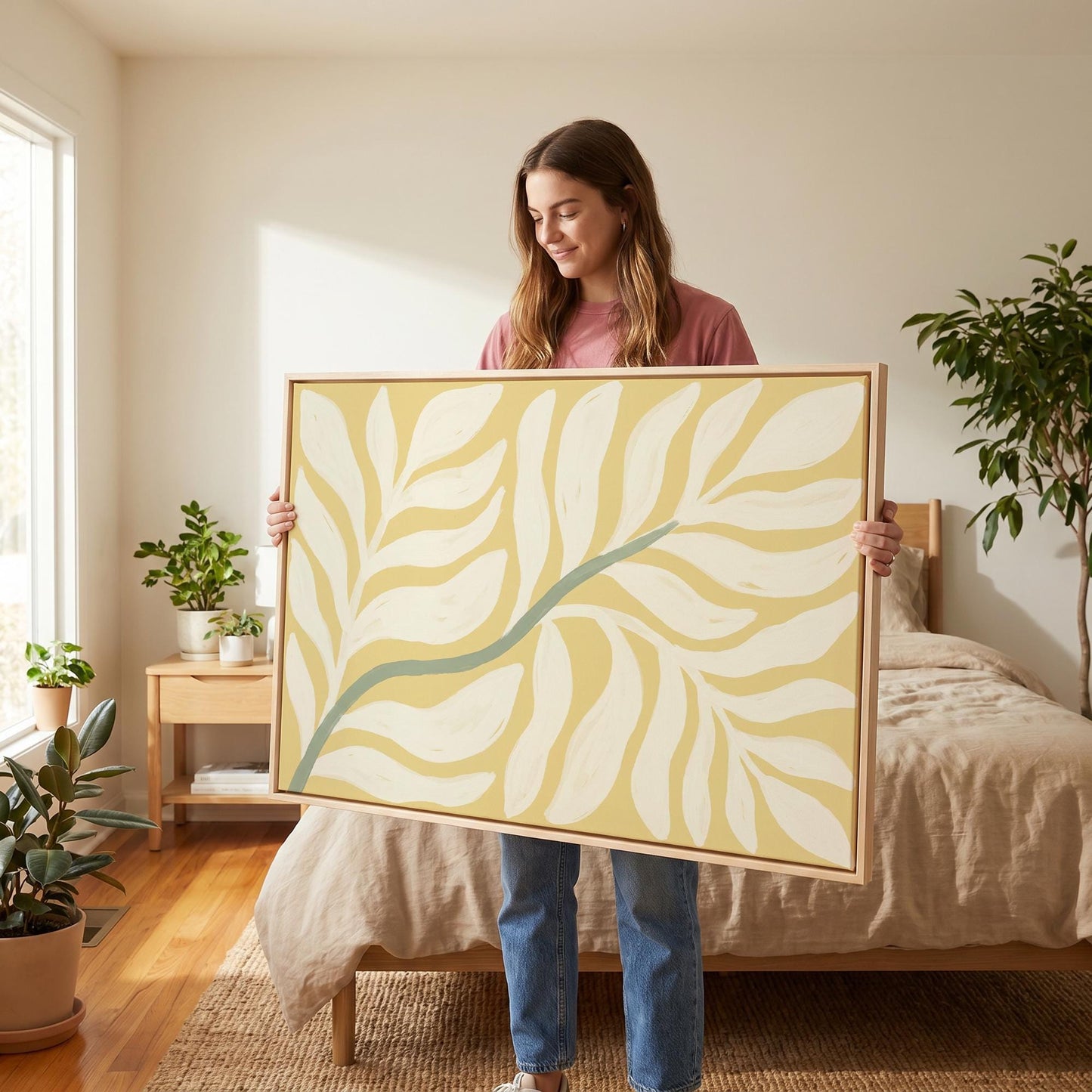 Botanical Leaf Canvas Wall Art