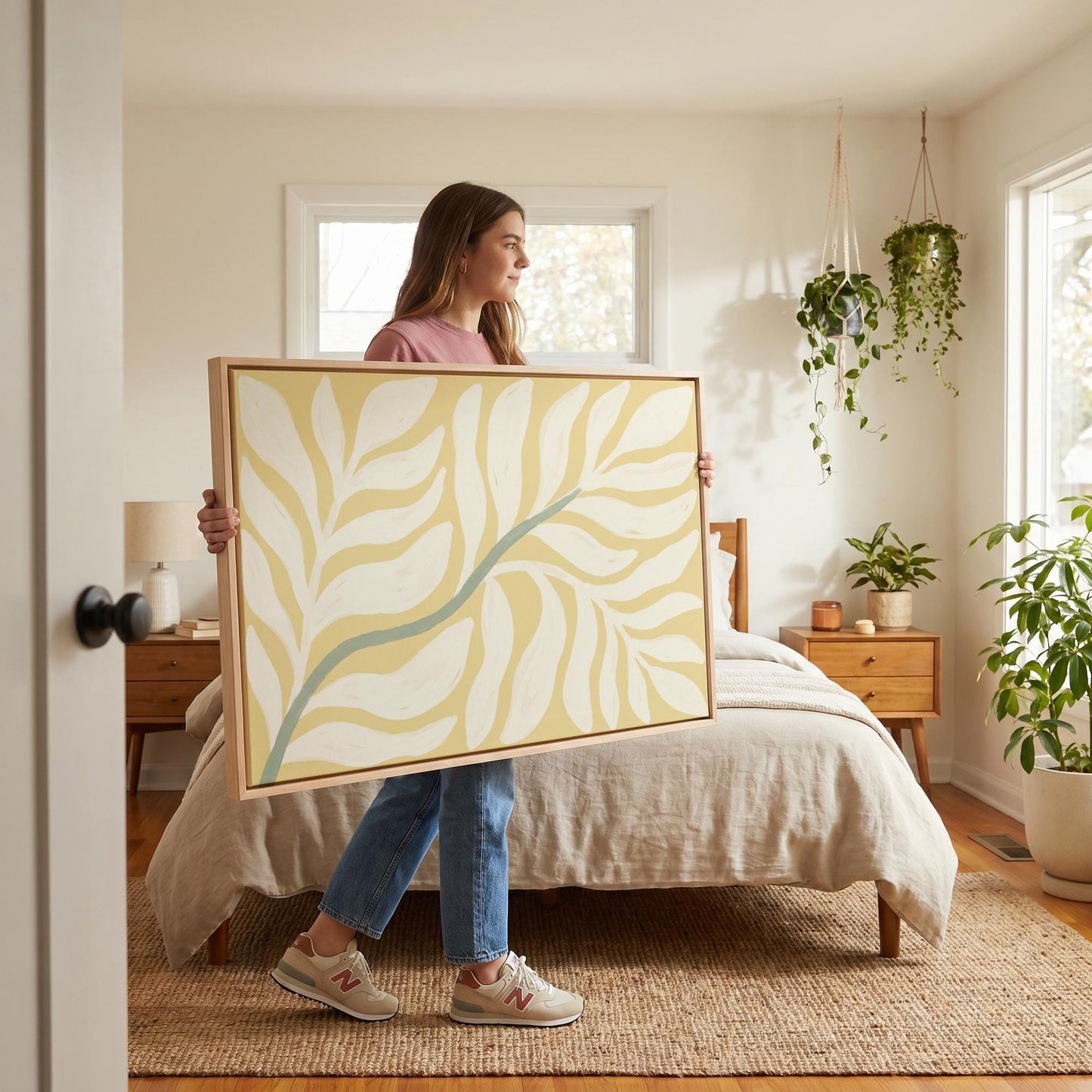 Botanical Leaf Canvas Wall Art