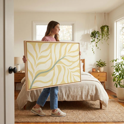 Botanical Leaf Canvas Wall Art