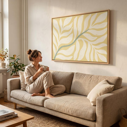 Botanical Leaf Canvas Wall Art