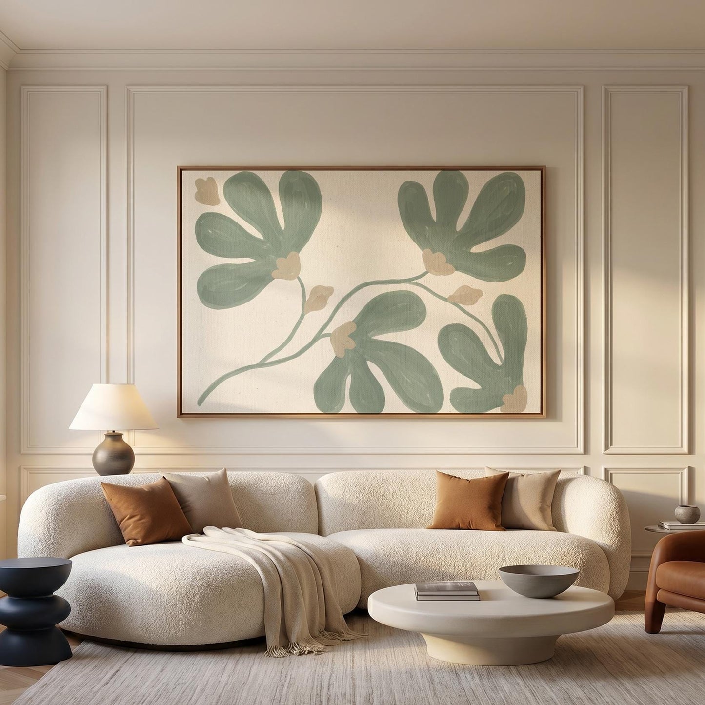 Botanical Flower Canvas Wall Art