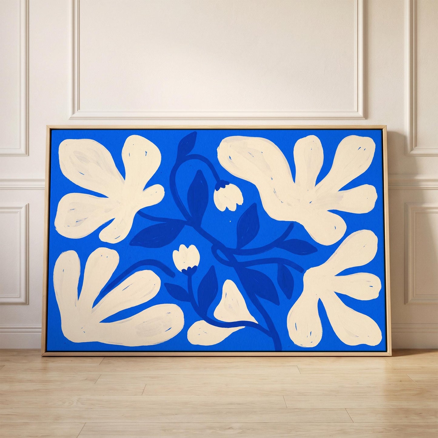 Abstract Floral Canvas Wall Art