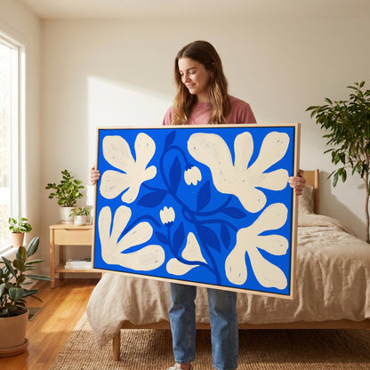 Abstract Floral Canvas Wall Art