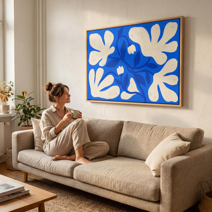 Abstract Floral Canvas Wall Art
