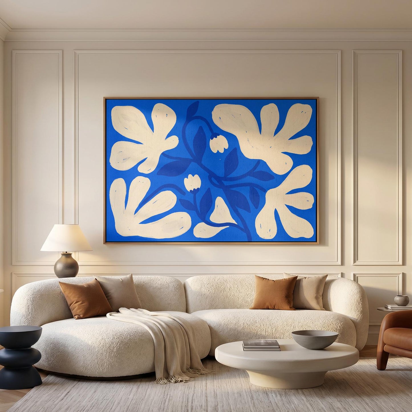 Abstract Floral Canvas Wall Art