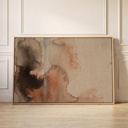 Abstract Ink Wash Canvas Wall Art