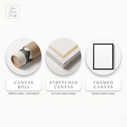 Abstract Botanical Leaves Canvas Wall Art