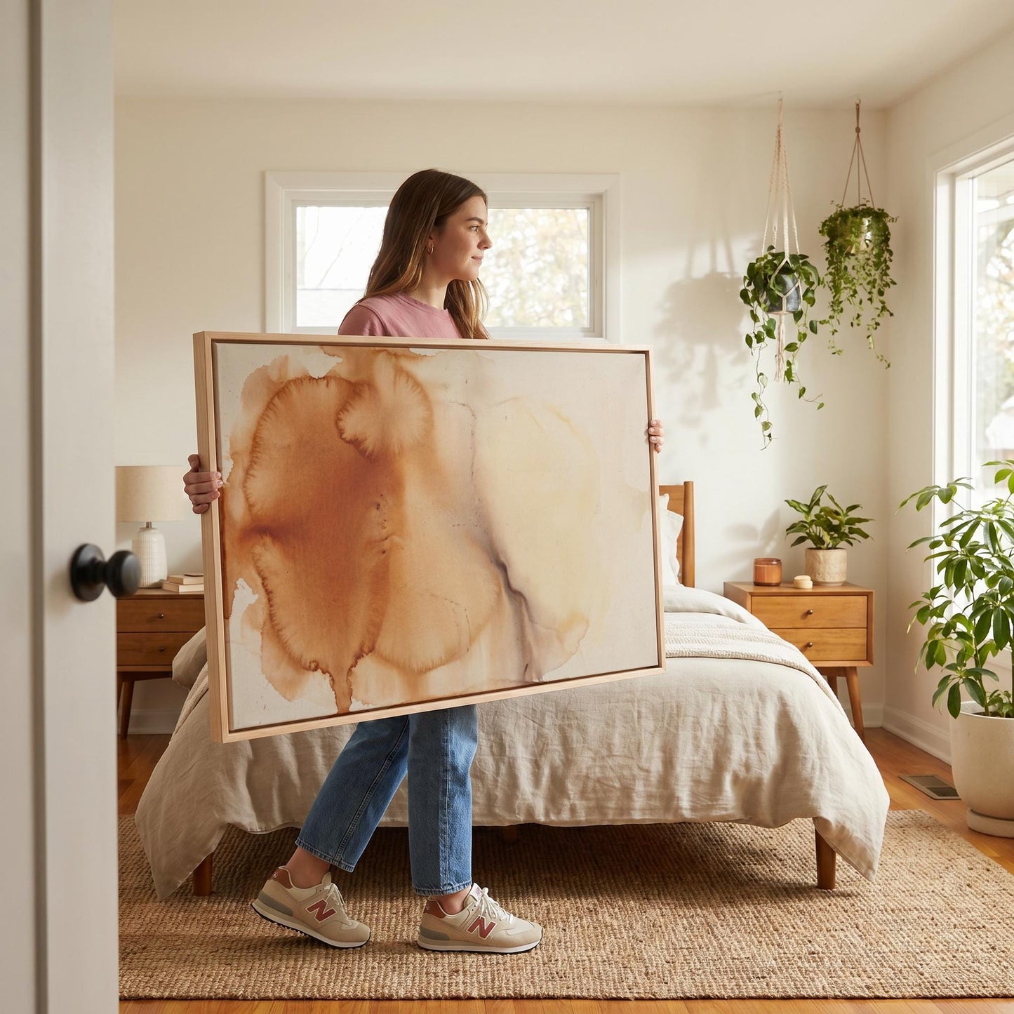 Abstract Watercolor Canvas Wall Art