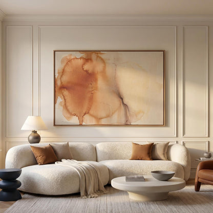 Abstract Watercolor Canvas Wall Art