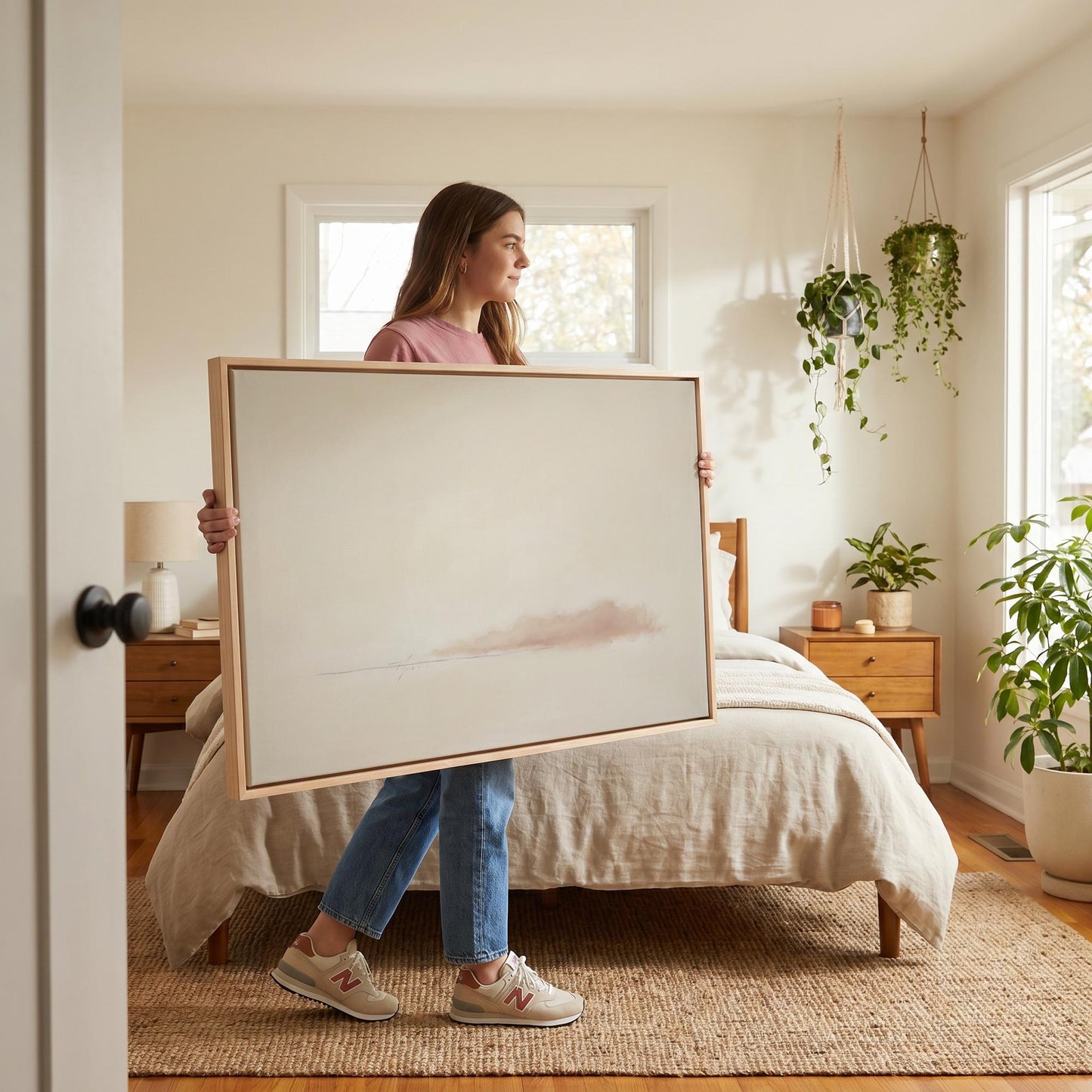 Misty Horizon Canvas Wall Art