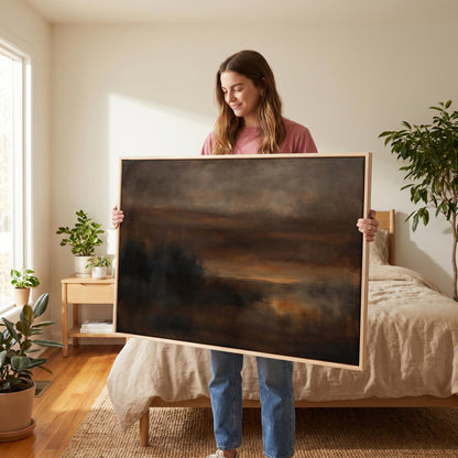 Dark Moody Landscape Canvas Wall Art