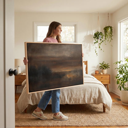 Dark Moody Landscape Canvas Wall Art