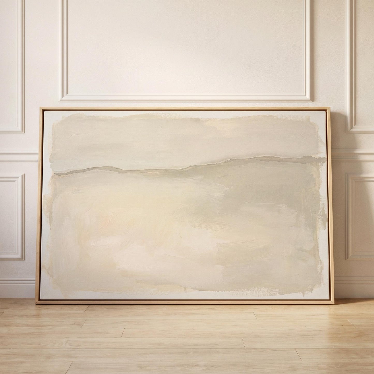 Neutral Abstract Canvas Wall Art
