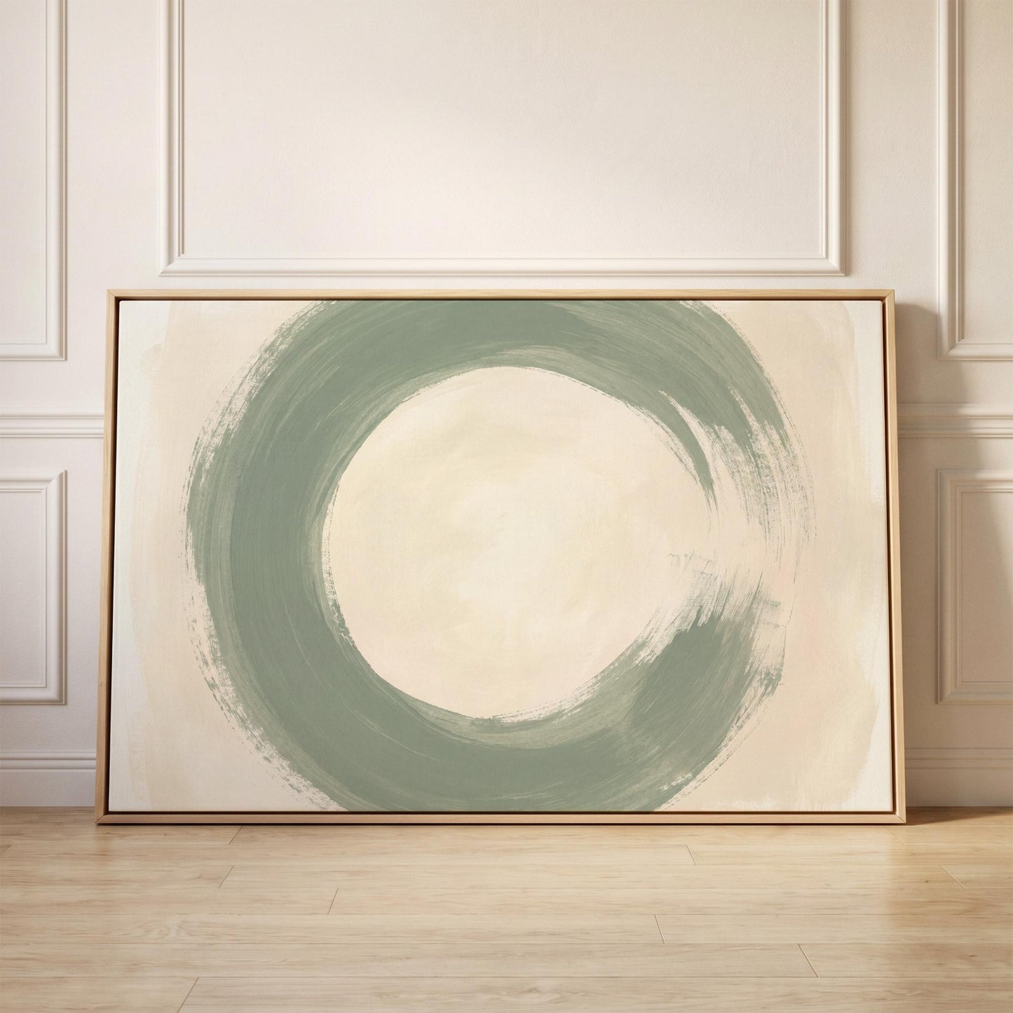 Enso Circle Canvas Wall Art