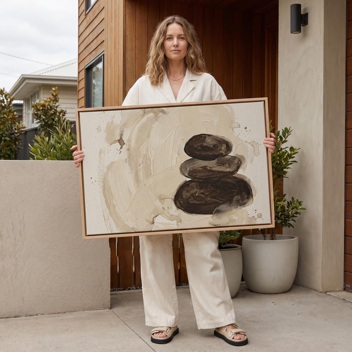 Zen Stones Canvas Wall Art